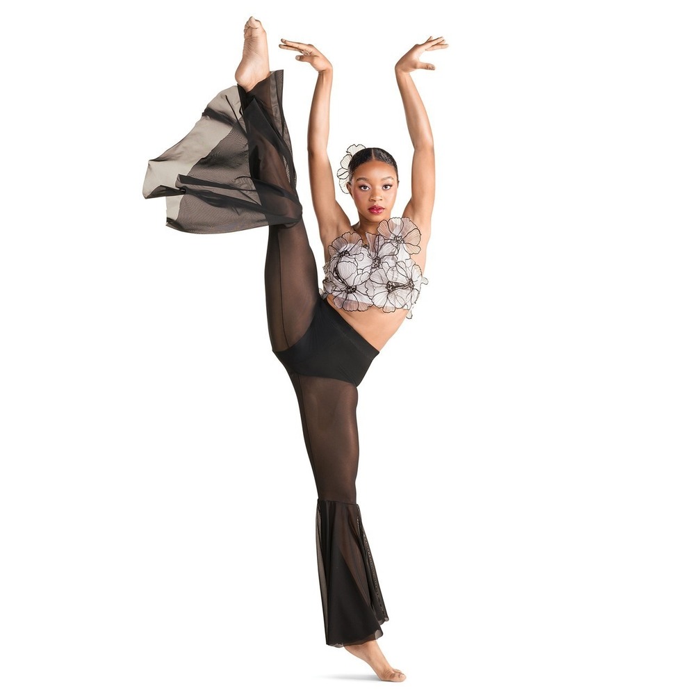 Revolution 10th TENTH HOUSE Sz SA Zinnia Dance Costume 2-Piece Applique‎ Flare